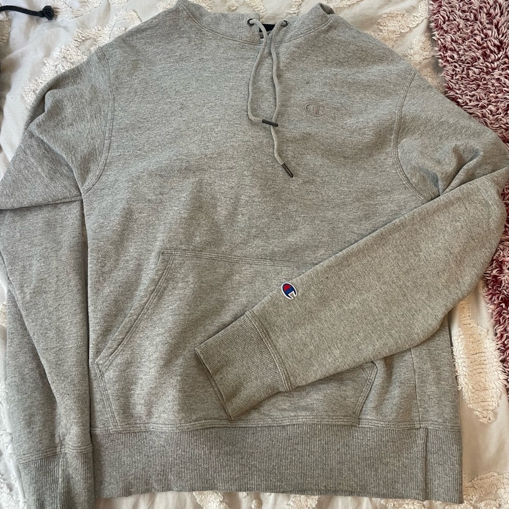 Gray champion hoodie